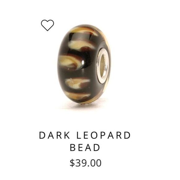 Trollbead Dark Leopard Bead - Picture 4 of 4
